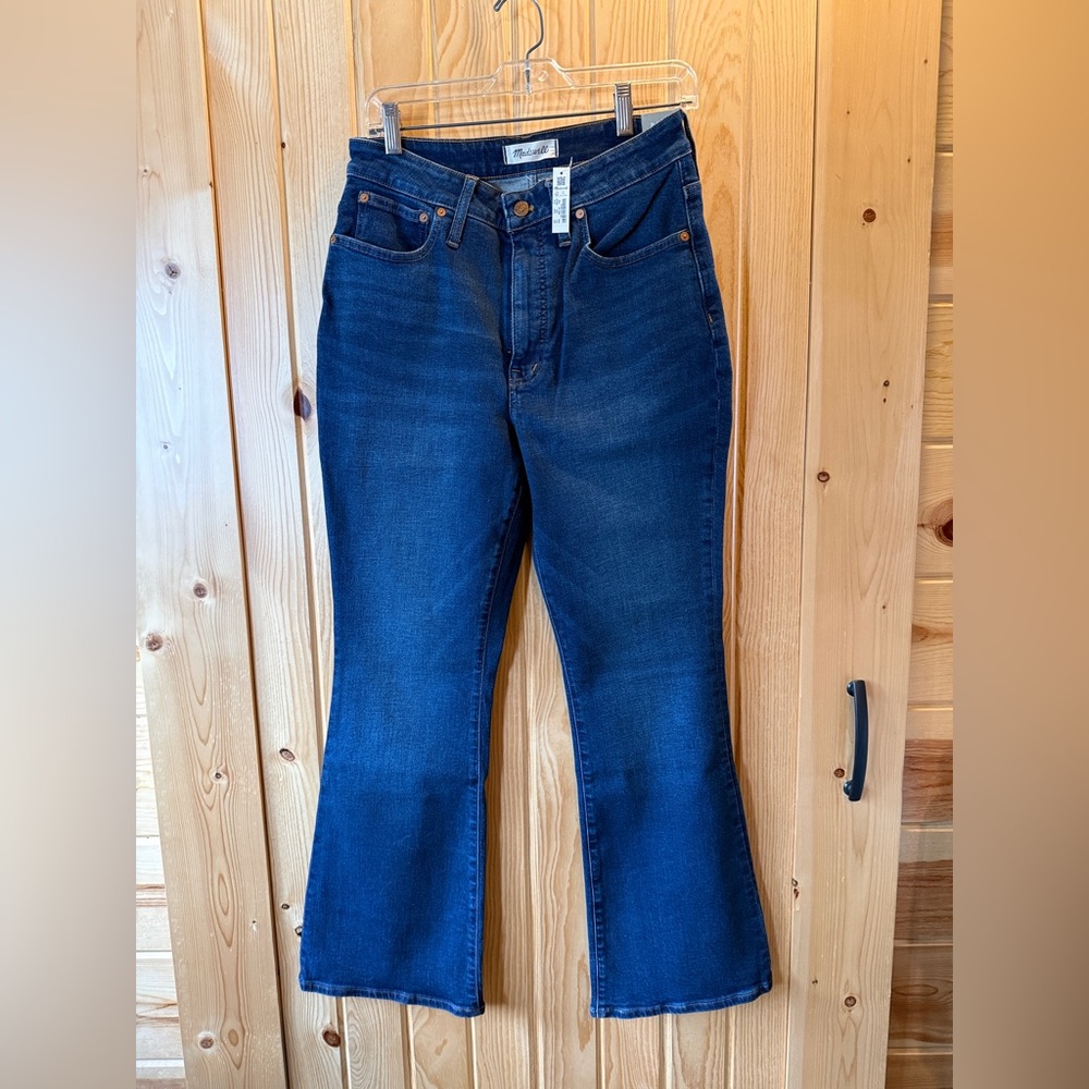 NWT MADEWELL JEANS - W30 P CURVY SKINNY FLARE